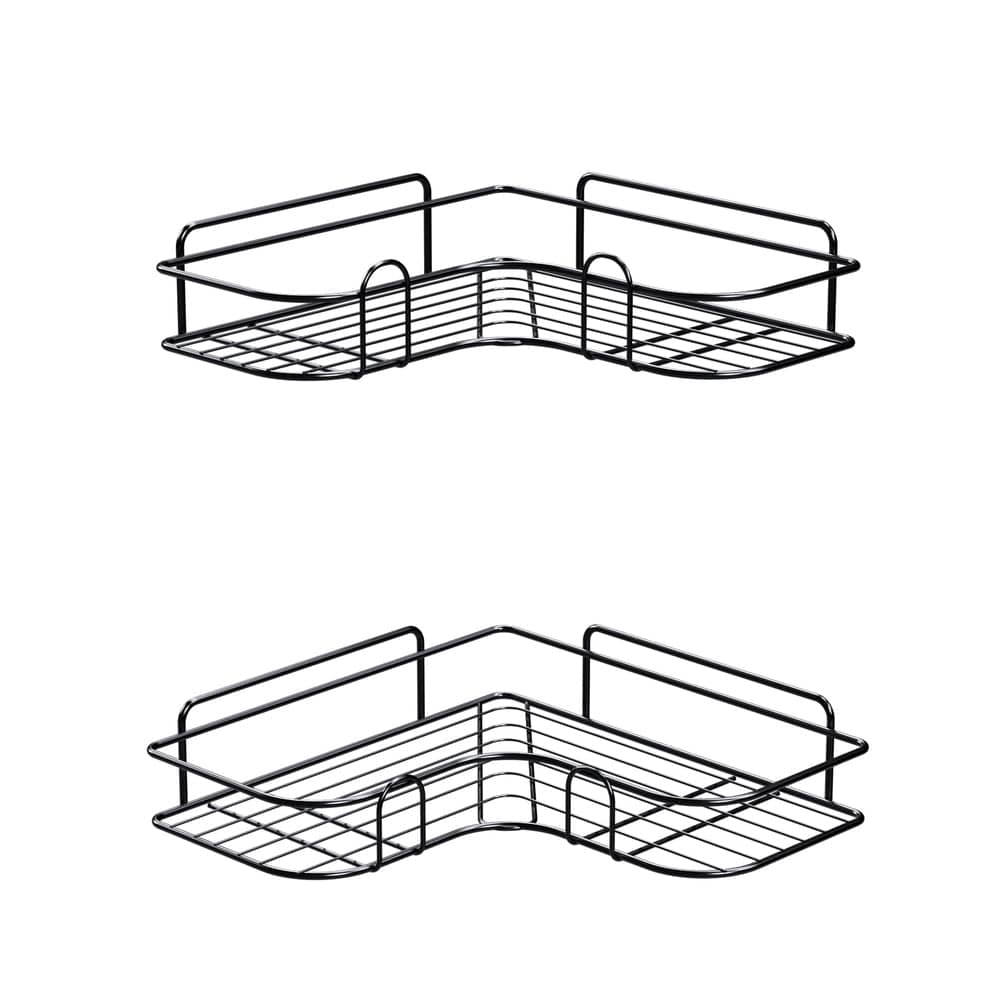 Cefito Home & Garden > DIY > Kitchen & Bathroom DIY Cefito 2 Packs Bathroom Shelf Corner Storage Rack