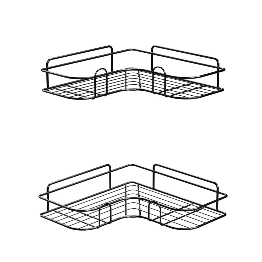 Cefito Home & Garden > DIY > Kitchen & Bathroom DIY Cefito 2 Packs Bathroom Shelf Corner Storage Rack