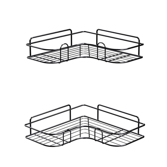 Cefito Home & Garden > DIY > Kitchen & Bathroom DIY Cefito 2 Packs Bathroom Shelf Corner Storage Rack