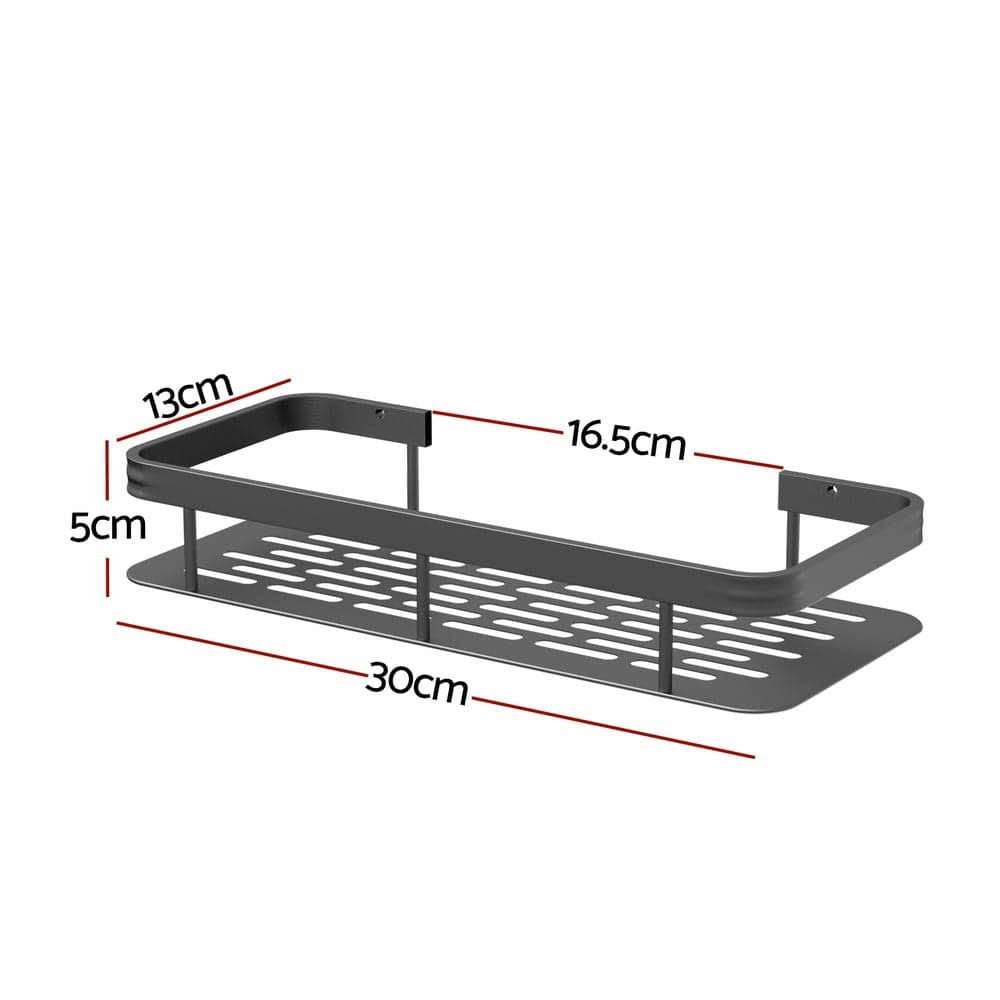 Cefito Home & Garden > DIY > Kitchen & Bathroom DIY Cefito 2 Packs Bathroom Shelf Storage Rack