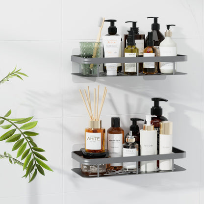 Cefito Home & Garden > DIY > Kitchen & Bathroom DIY Cefito 2 Packs Bathroom Shelf Storage Rack