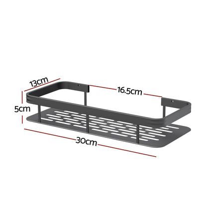 Cefito Home & Garden > DIY > Kitchen & Bathroom DIY Cefito 2 Packs Bathroom Shelf Storage Rack