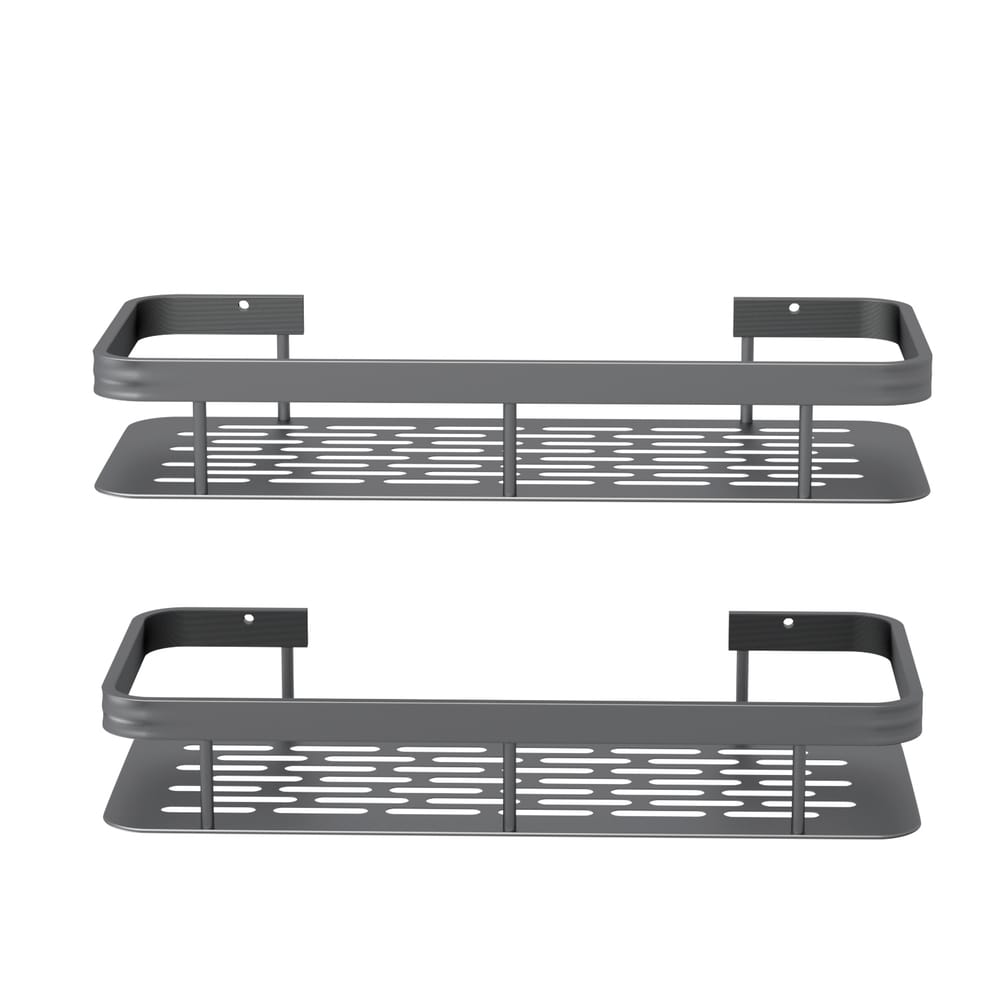 Cefito Home & Garden > DIY > Kitchen & Bathroom DIY Cefito 2 Packs Bathroom Shelf Storage Rack