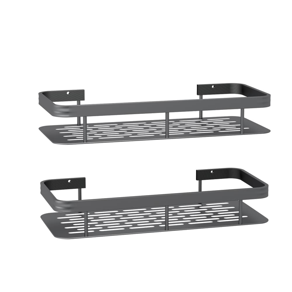 Cefito Home & Garden > DIY > Kitchen & Bathroom DIY Cefito 2 Packs Bathroom Shelf Storage Rack