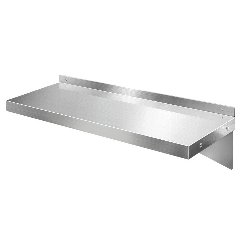 Cefito Home & Garden > DIY > Kitchen & Bathroom DIY Cefito 900mm Stainless Steel Kitchen Wall Shelf Mounted Rack