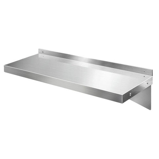 Cefito Home & Garden > DIY > Kitchen & Bathroom DIY Cefito 900mm Stainless Steel Kitchen Wall Shelf Mounted Rack