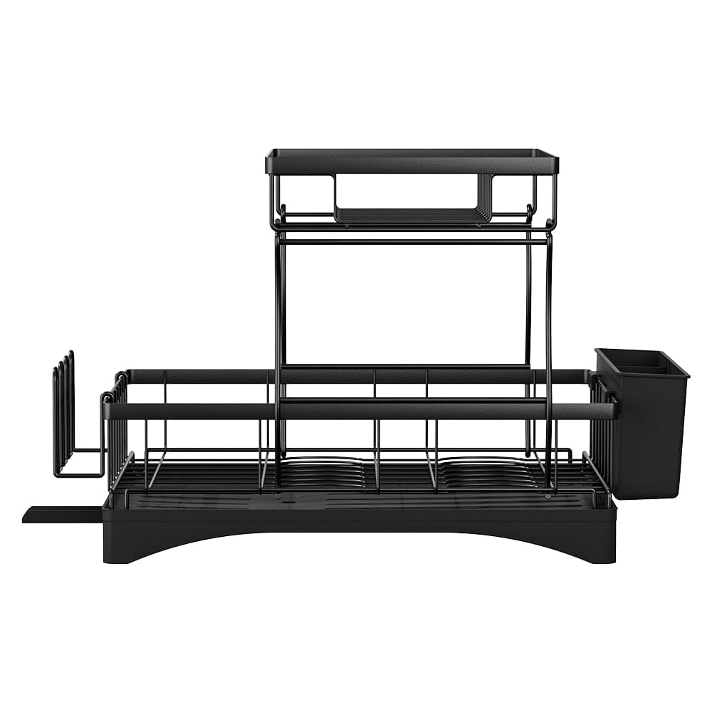 Cefito Home & Garden > Kitchenware > Dish Racks Cefito Dish Rack Expandable Drying Drainer Cutlery Holder Tray Kitchen 2 Tiers