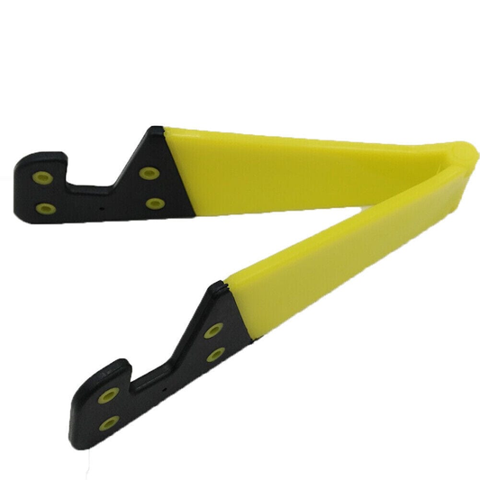 Charged Green Universal Foldable Adjustable V Shape Desk Stand Holder For Mobile Phone Tablet