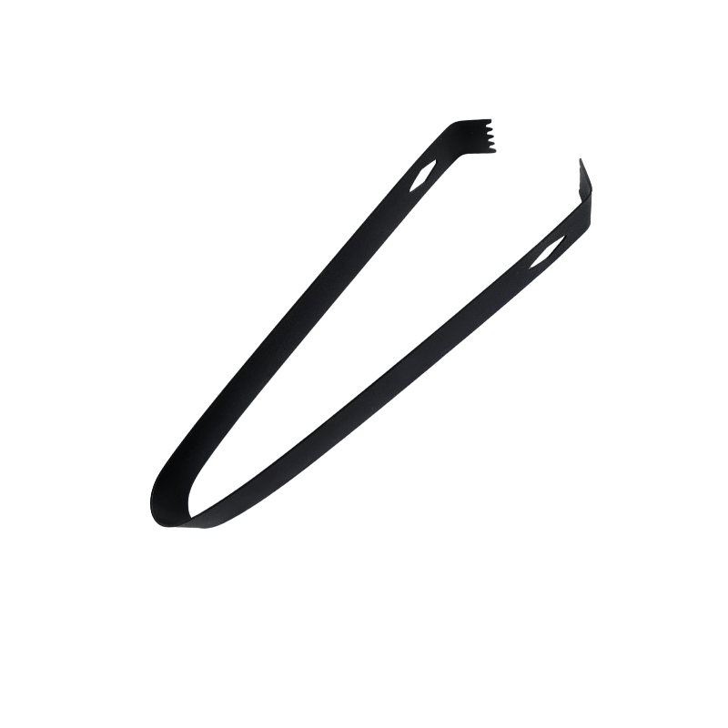 Chef's Companion 1x Black Tong Clamp Appetizers Party Tea Bag Food Bar Ice Picker