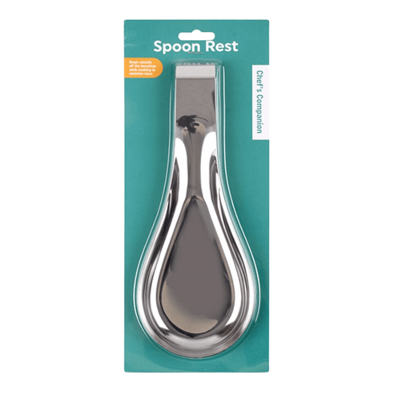 Chef's Companion 26cm Spoon Ladle Whisker Spatula Holder Rest Stainless Steel Utensil Kitchen