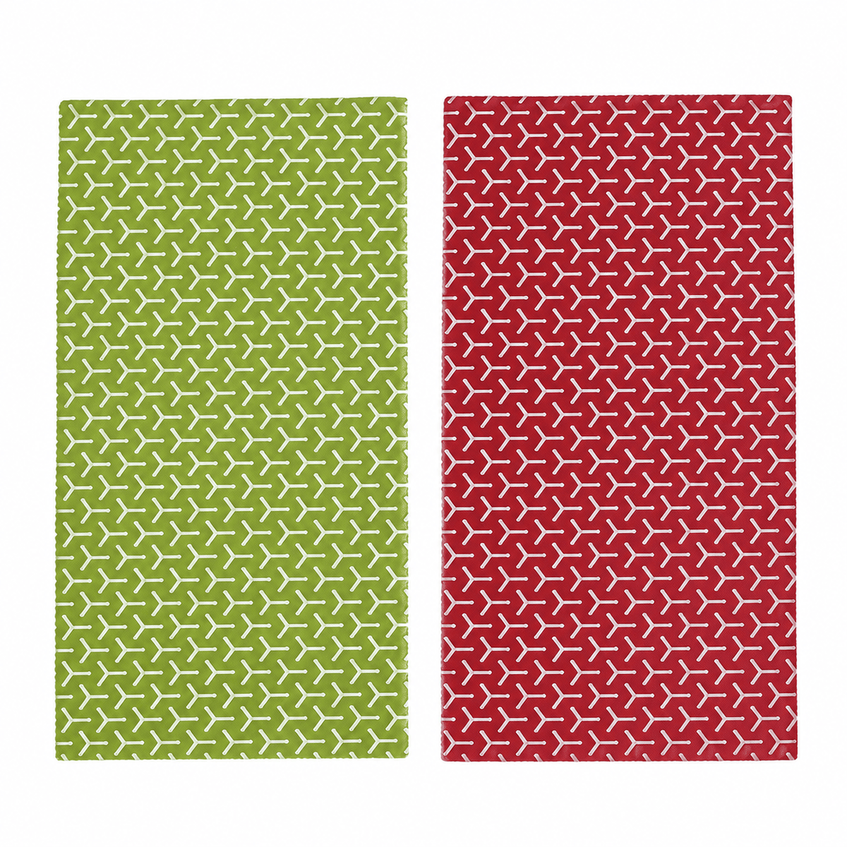 Chef's Companion 2PK Fridge Mat Shelf Drawer Liner 30x60cm Non Slip Kitchen Refrigerator Protector