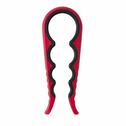 Chef's Companion Jar Opener Red 2x 4 In1 Rubber Multi Purpose Can Opener Jar Lids Cap Arthritis Bottle Easy Grip