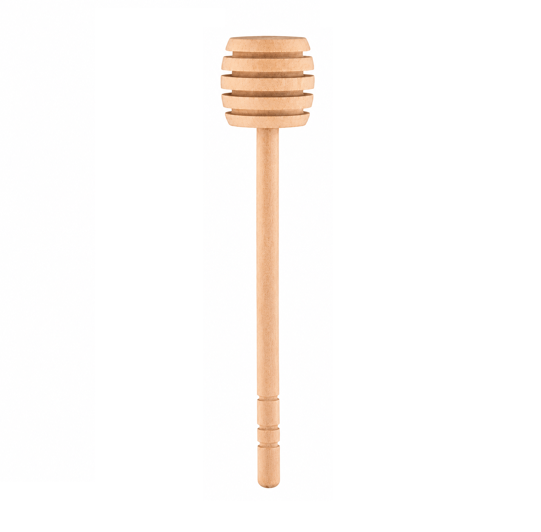 Chefs Companion 16cm Long Wooden Jam Honey Dipper Wood Stirring Rod Stick Syrup Spoon