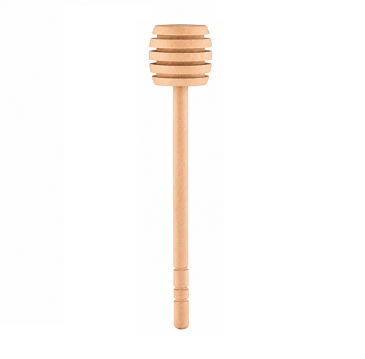 Chefs Companion 16cm Long Wooden Jam Honey Dipper Wood Stirring Rod Stick Syrup Spoon
