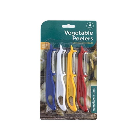 Chefs Companion Peeler 4x Peeler Vegetable Fruit Potato Carrot Strips Stainless Steel Blade Kitchen