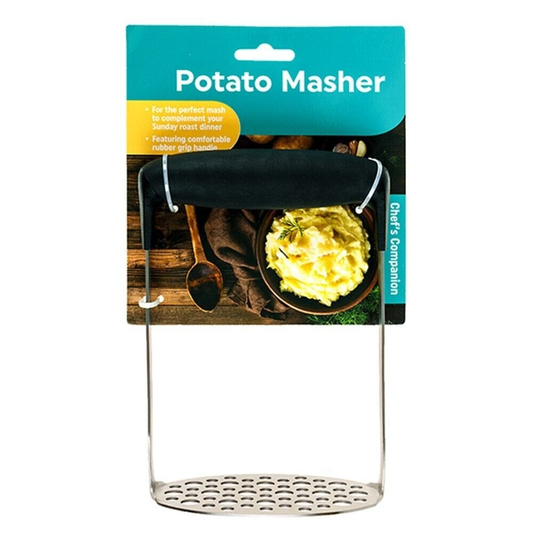 Chefs Companion Potato Masher Potato Masher Vegetable Kitchen Resistant Crusher Press Heat Stainless Steel