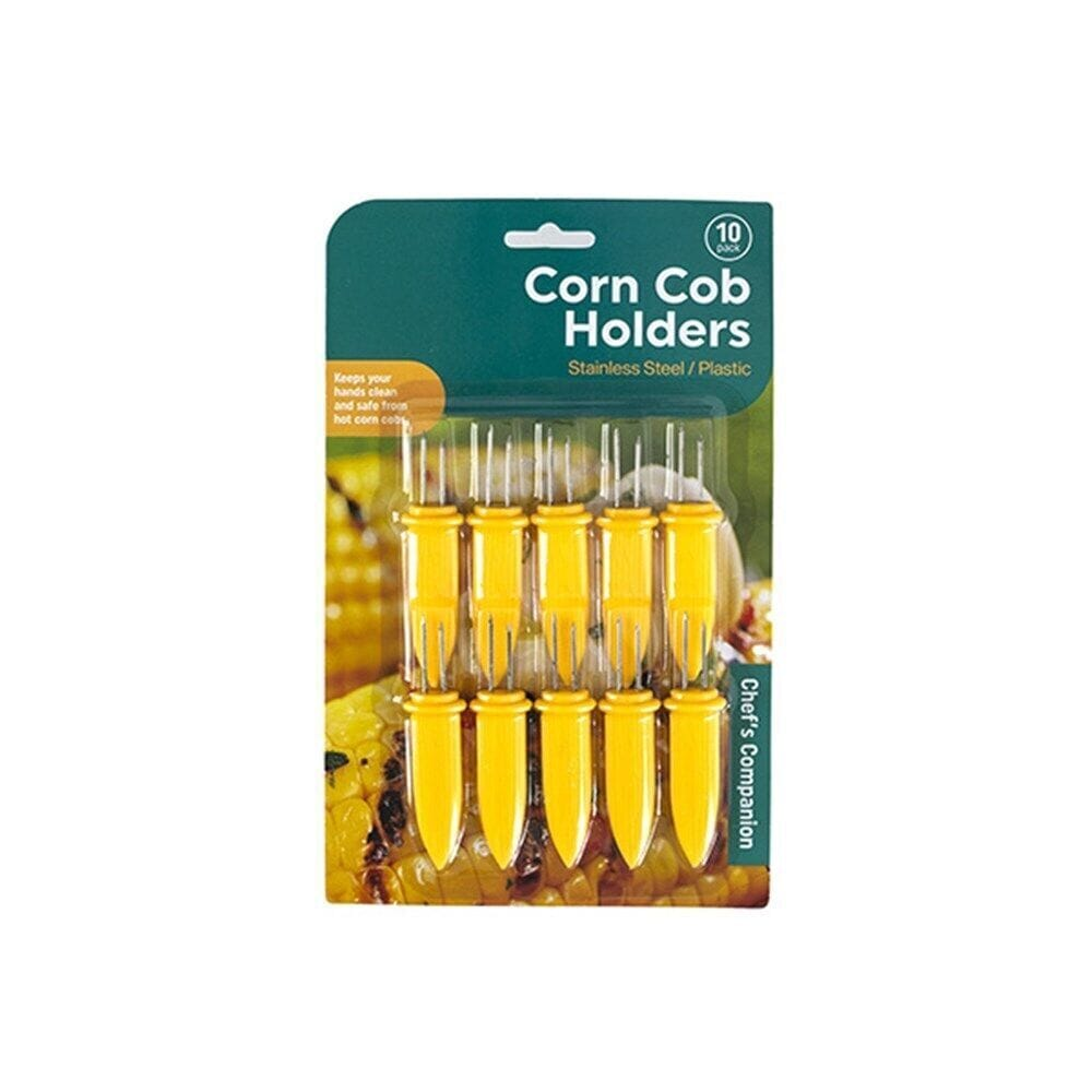 Chefs Companion Skewers 10 Corn Cob Holders Skewers Barbecue Fork Fruit Holder BBQ Kitchen Accessories