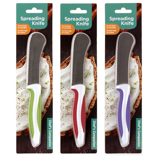 Chefs Companion Spreading Knife Butter Knife Spreader Spreading Scraper Slicer Stainless Steel Spatula Non-slip