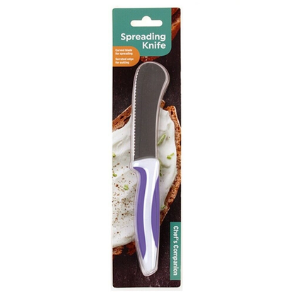 Chefs Companion Spreading Knife Purple Butter Knife Spreader Spreading Scraper Slicer Stainless Steel Spatula Non-slip