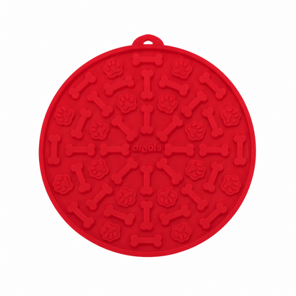 Chompers Treat Mat Red Chompers Pet Gear Spread Lick Treat Mat Pad Suction Cup Dog Grey Red Food Bowl