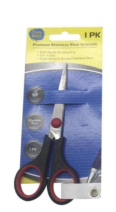 Class Mate Craft scissors Red 1pk Craft Scissors School Office Home Student Paper Cut Art Craft Tool Shears