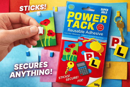 Class Mate Tack 100g Power Tack Re-usable Adhesive Hold up Poster Clean Keyboard Office Picture