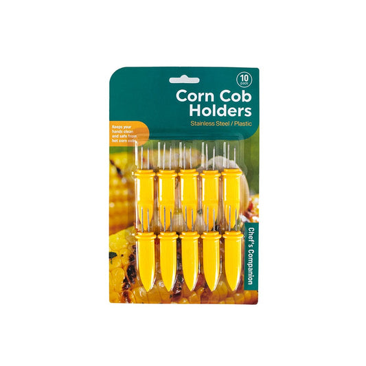 10 Corn Cob Holders Skewers Barbecue Fork Fruit Holder BBQ Kitchen Accessories