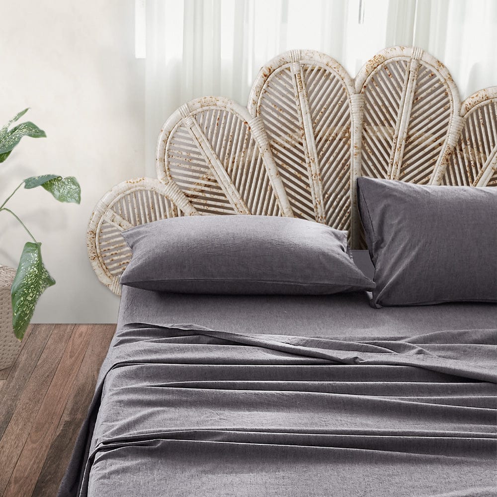 Cosy Club Home & Garden > Bedding > Bed Sheets Cosy Club Cotton Bed Sheets Set Black Cover Single