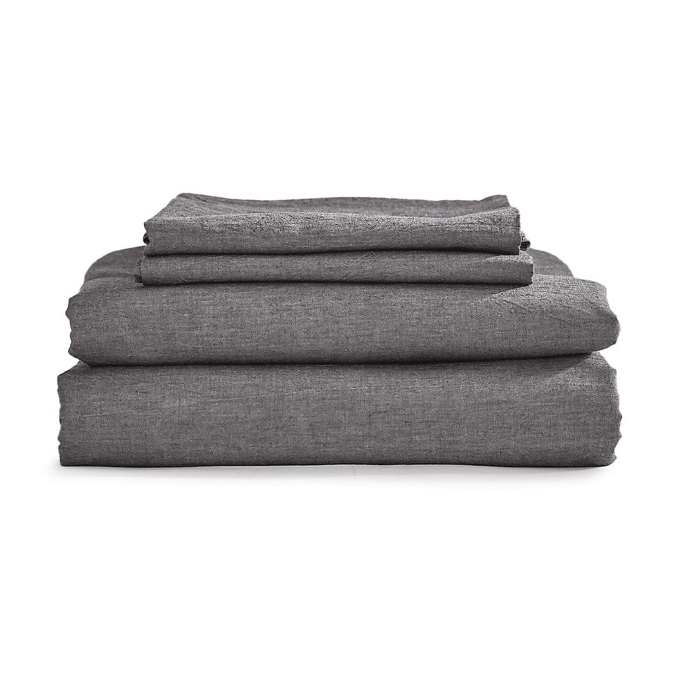 Cosy Club Home & Garden > Bedding > Bed Sheets Cosy Club Cotton Bed Sheets Set Black Cover Single