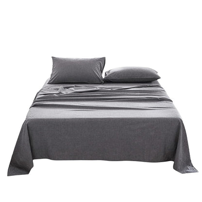 Cosy Club Home & Garden > Bedding > Bed Sheets Cosy Club Cotton Bed Sheets Set Black Cover Single