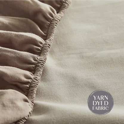 Cosy Club Home & Garden > Bedding > Bed Sheets Cosy Club Cotton Bed Sheets Set Pink Brown Cover Double