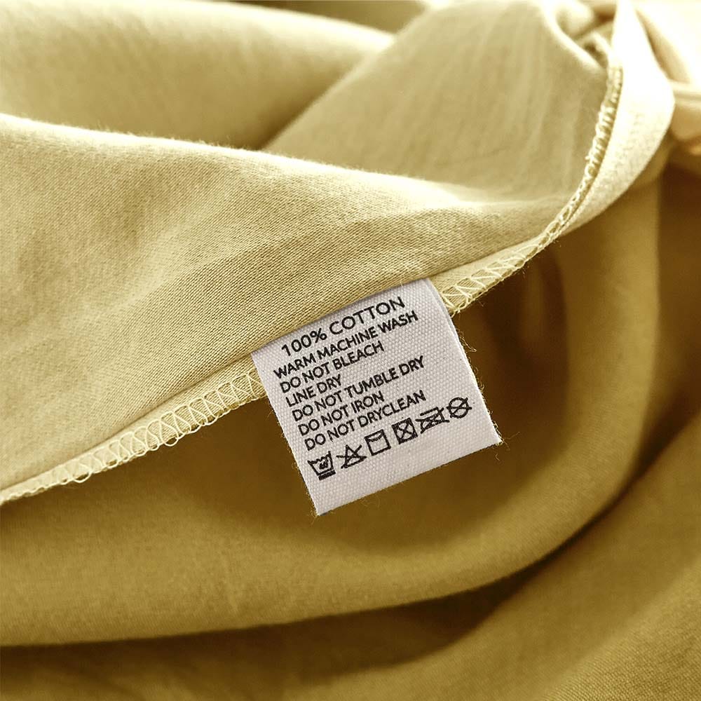 Cosy Club Home & Garden > Bedding > Bed Sheets Cosy Club Cotton Bed Sheets Set Yellow Cover Single