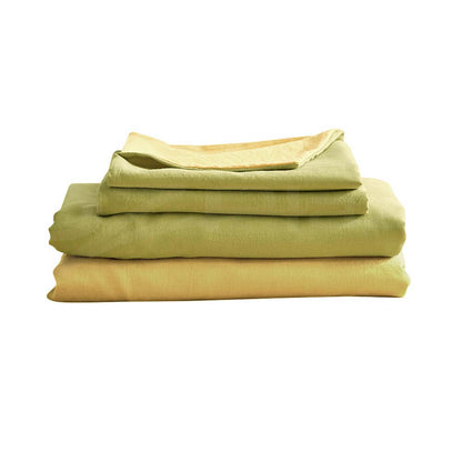 Cosy Club Home & Garden > Bedding > Bed Sheets Cosy Club Cotton Bed Sheets Set Yellow Cover Single