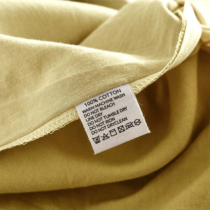 Cosy Club Home & Garden > Bedding > Bed Sheets Cosy Club Washed Cotton Quilt Set Yellow Lime Double