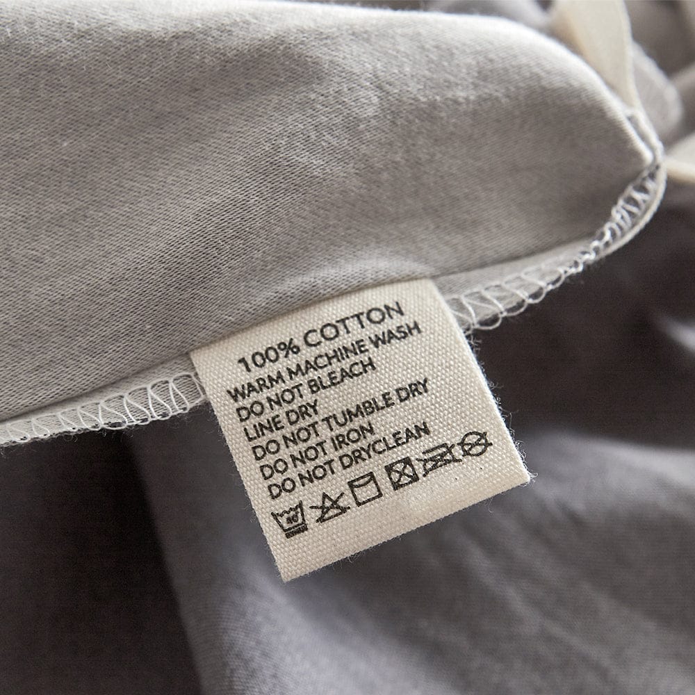 Cosy Club Home & Garden > Bedding > Bed Sheets Cosy Club Washed Cotton Sheet Set Grey Double