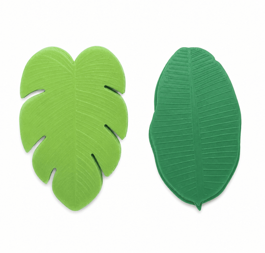 CRAFT Home & Garden > Hobbies > Arts & Crafts Tropical Craft Foam Leaves 4 Pack Jungle Party Home Decor Monstera Banana Leaf