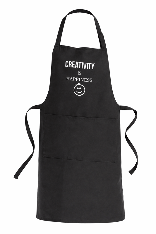 Create It Apron Premium Black Apron Kids Art Craft Painting Cooking Play Multi-Purpose 45X61.5CM