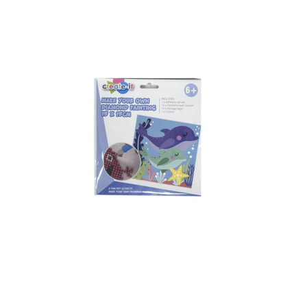 Create-it Dolphin DIY Drill Diamond Painting Art Embroidery Cross Stitch Home Art Animal Kids