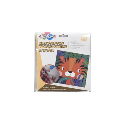 Create-it Tiger DIY Drill Diamond Painting Art Embroidery Cross Stitch Home Art Animal Kids