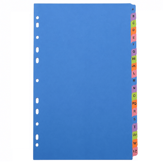 Dats 20 Tab Bright Dividers A4 file Dividers indices document Organizer Office  AZ