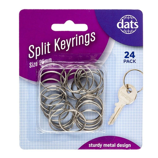 Dats 24x Card Rings loose leaf Binder Ring Scrap booking Name Cards Scrapbooking