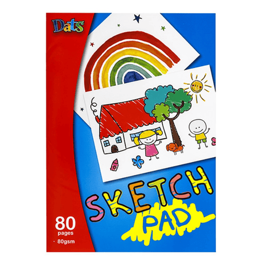 DATS A4 80pg 80gsn Sketch Artist Pad Portrait Paper Art Craft DIY Drawing Writing