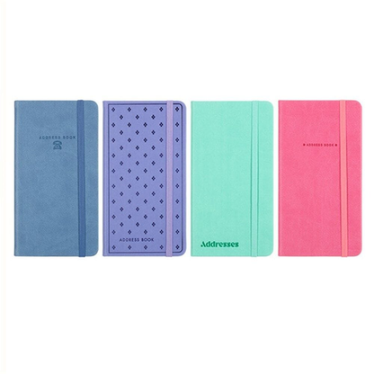 Dats Address Book Slim Cover Address Book with Elastic A-Z Phone E-mail Web Office Telephone