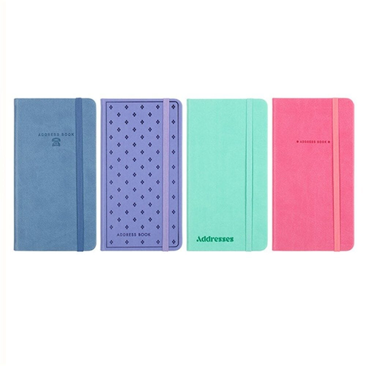 Dats Address Book Slim Cover Address Book with Elastic A-Z Phone E-mail Web Office Telephone