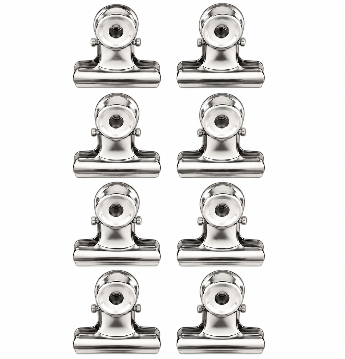Dats Binder Clips 8x Foldback Clips Black Steel Binder Bulldog Clip Paper Office Document 22mm