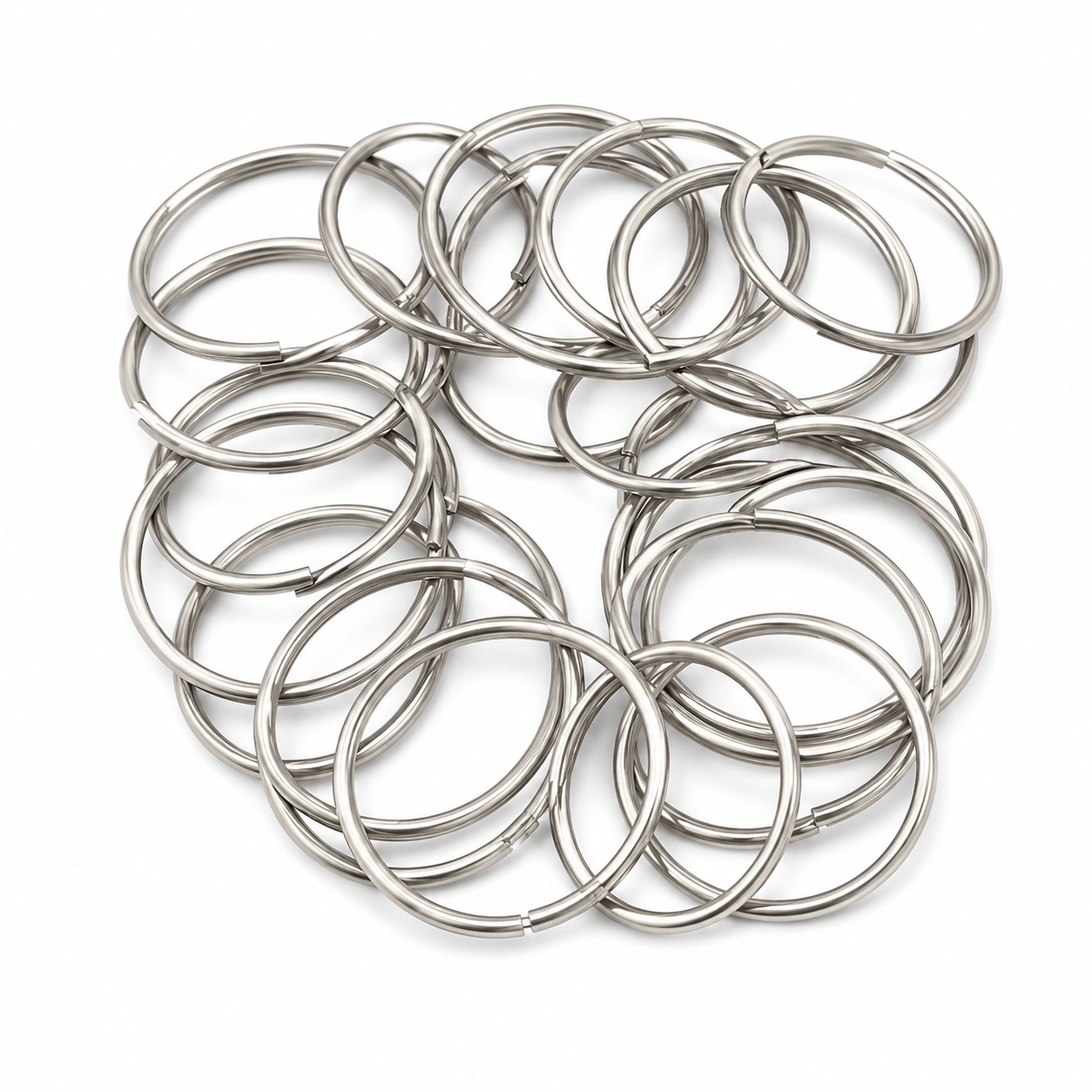 Dats Binder Rings 24x Card Rings loose leaf Binder Ring Scrap booking Name Cards Scrapbooking