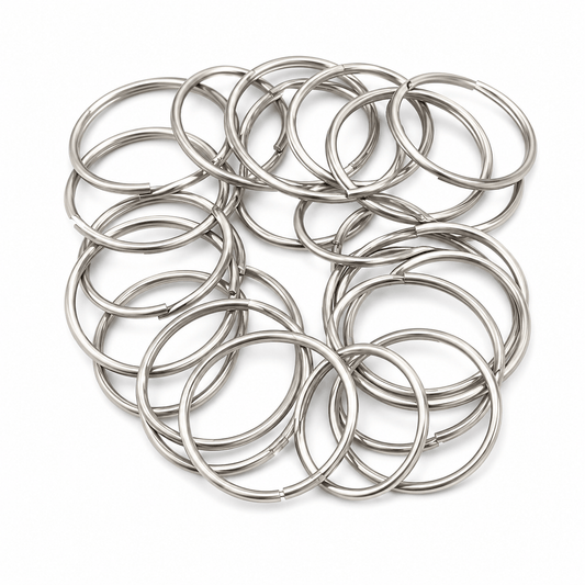 Dats Binder Rings 24x Card Rings loose leaf Binder Ring Scrap booking Name Cards Scrapbooking