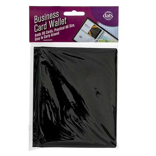 Dats Business card wallet Business Card Holder 96 Pocket Name ID Credit Card Travel Book Wallet Organiser