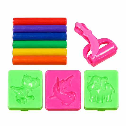 Dats Clay Craft Polymer Clay Soft Modelling Moulding Strip Plasticine DIY Toys Stick 11pcs