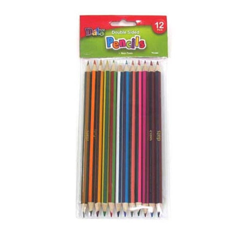DATS Colour pencils 12 Colouring Pencils Set Art Supplies Smooth Lead Sketch Colour Drawing Kids